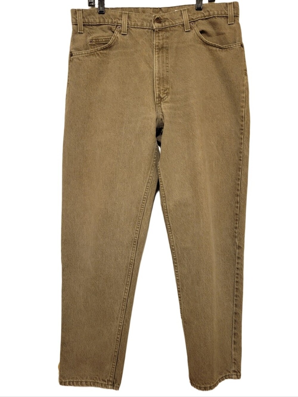 Levi's 550 1996 Made In The USA Orange Tab Tan Jeans Size 38x30 - VTG
